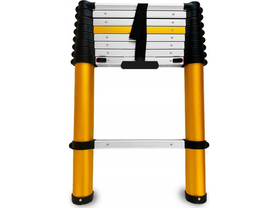 DRABEST ALUM.TELESKOPAL DRABINA 9 st. 2,6m MAX 150kg