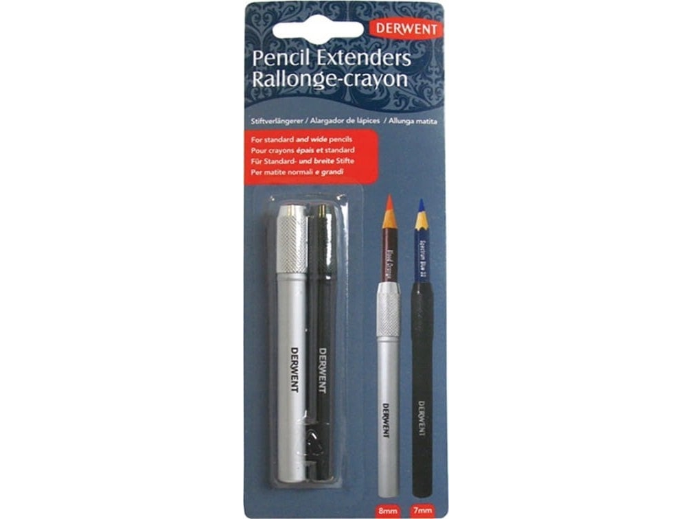 Derwent Pencil Extenders 2 stk. blyant forlængere | Skrivredskap - Blyertspennor & pencils - Blyertspennor | GameStuff