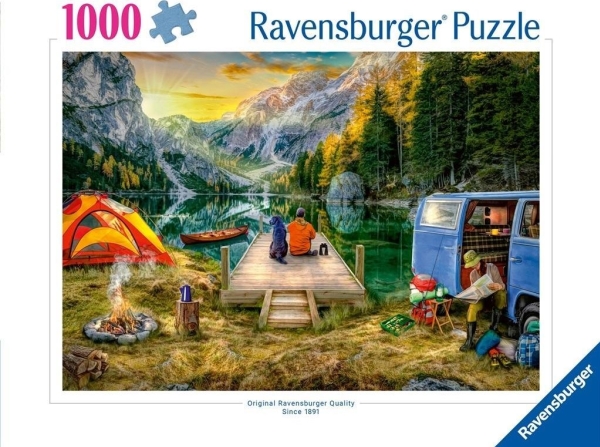 Multigra Puslespil 1000 — På Camping