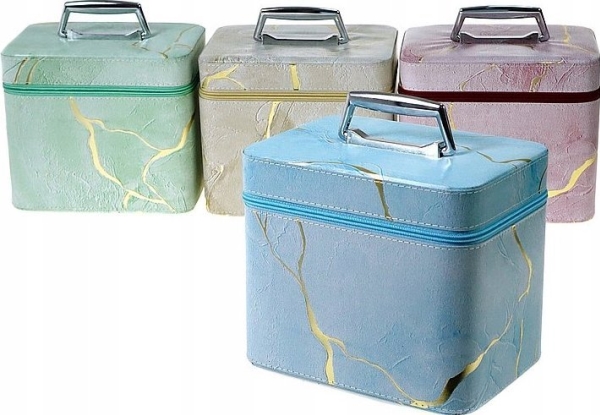 Trunk L with locking mirror 23x18x15cm MIX