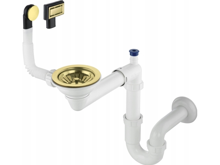 Deante vandlås til 1-skåls granitvaske - Space-Saver