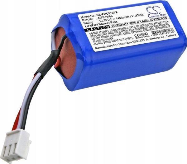Cameron Sino genopladeligt batteri type 4ifr19/66 til Philips Fc8700 Fc8603 Fc8705 Fc8710 / Cs-phc870vx