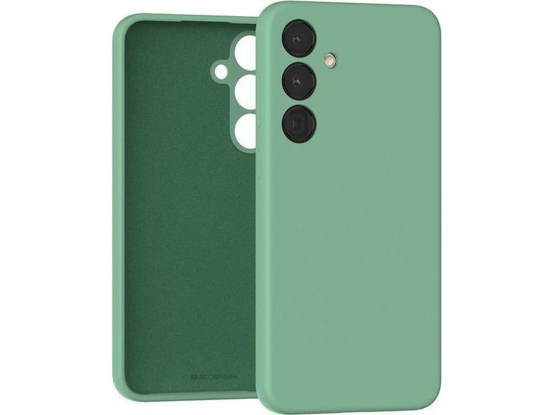 Etui Mercury Silikoneetui Samsung A256 A25 5G Mørkegrøn