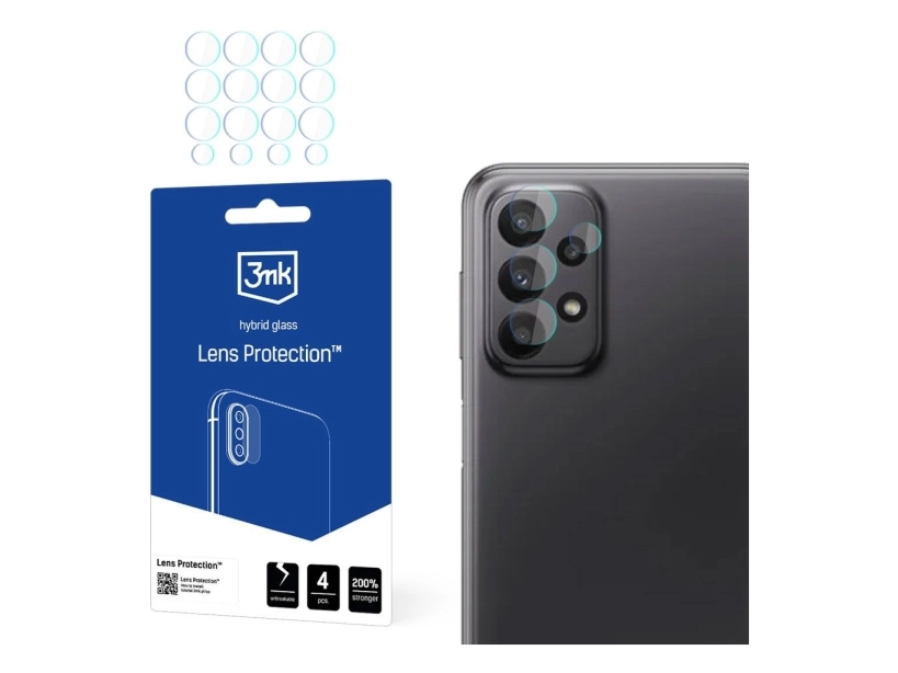 3Mk Hybridglas Für Kameraobjektiv 3Mk Objektivschutz Für Samsung Galaxy A23 5G [4 Pack]