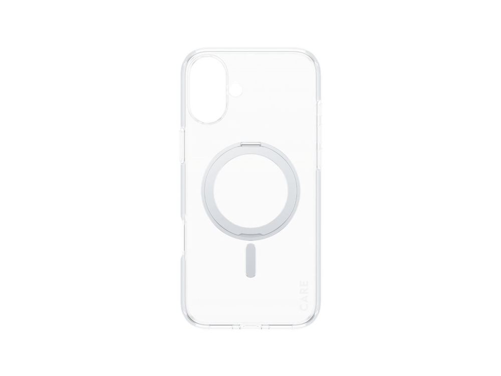 CARE by PanzerGlass Urban Combat - Baksidesskydd för mobiltelefon - med fällbart ställ - MagSafe-kompatibilitet - aluminiumlegering, termoplastisk polyuretan (TPU), polykarbonat (PC) - silver, transparent - för Apple iPhone 16 Plus | Tele & GPS - Mobil tillbehör - Skydd & Väskor | GameStuff
