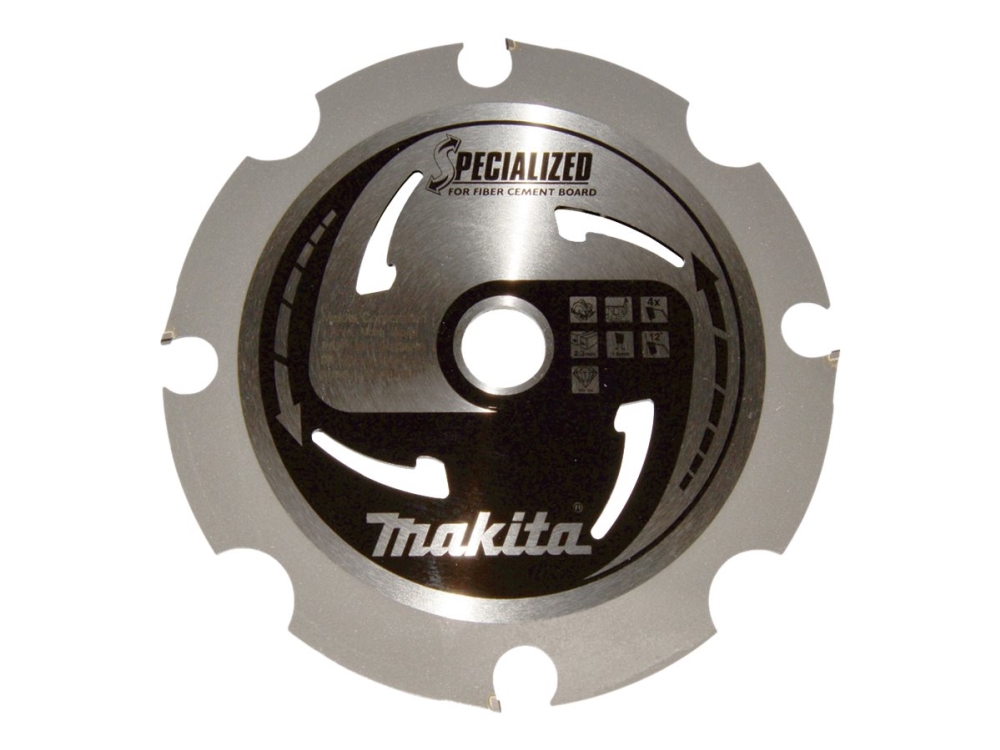 Makita Specialized - Cirkelsågblad - för fiber cement boards - 165 mm - 4 tänder
