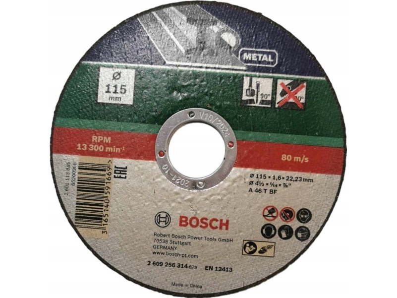 Bosch Skärsax metall 115X1,6MM LIGE