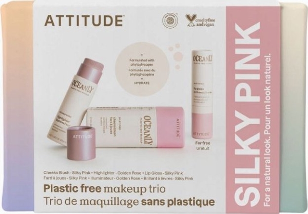 Attitude Attitude Oceanly,  Silky Pink, 3 produkter
