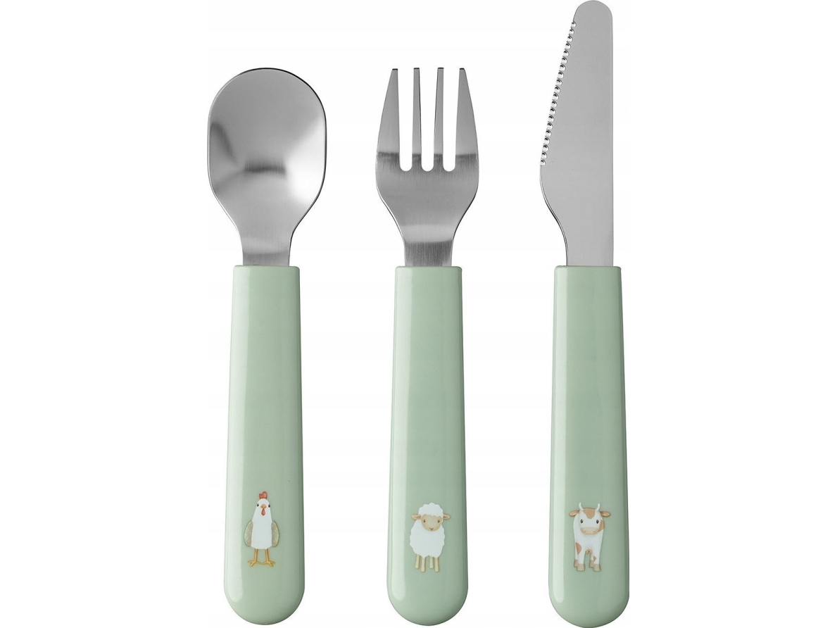 Mepal SZTUCCE DZIECIECE 3-PACK MIO LITTLE FARM 108033065399