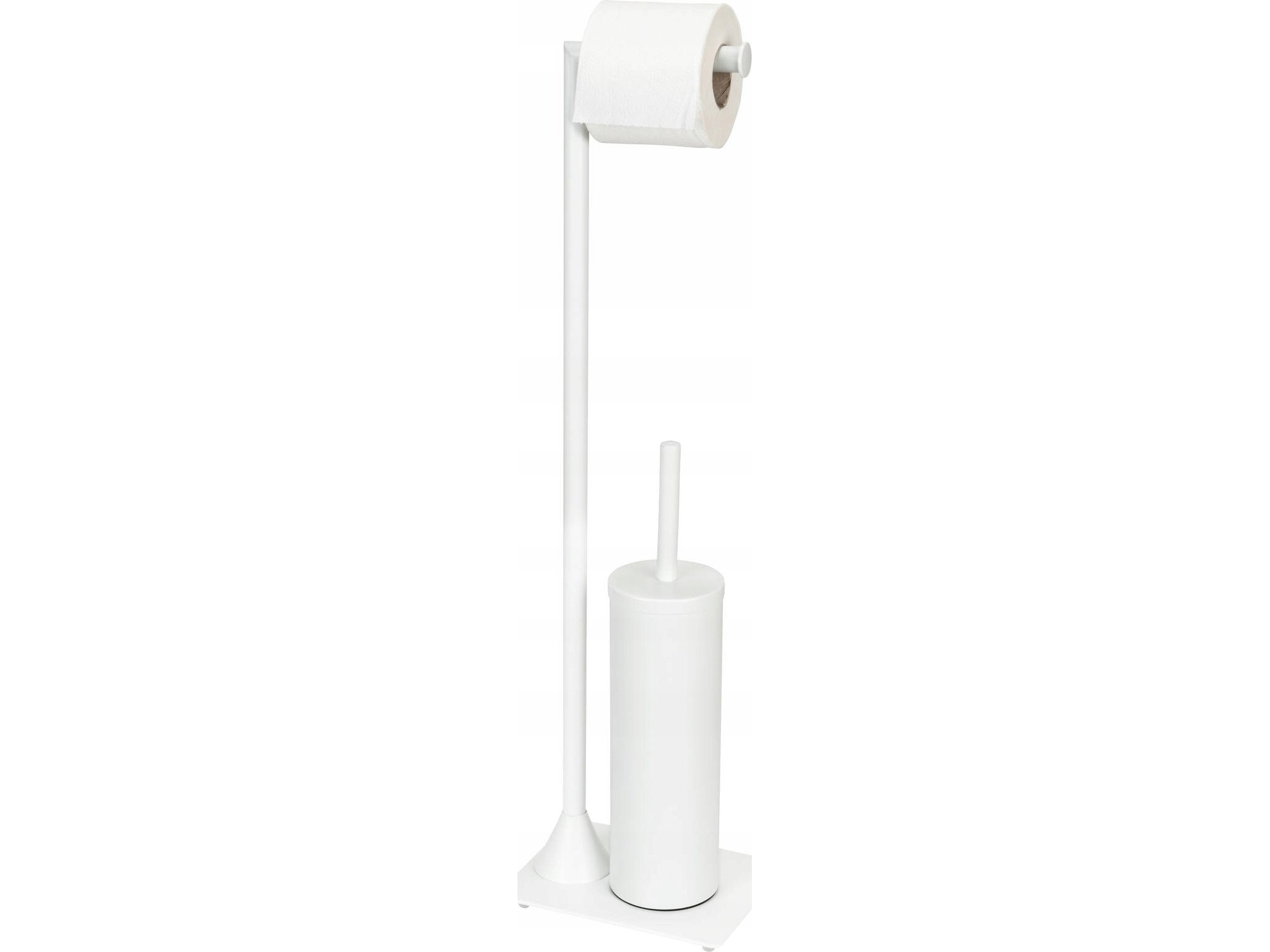 Wenko WC-børstestativ med papirholder 2i1 HELLA
