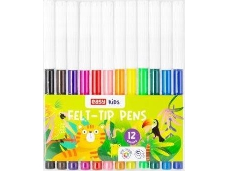 Easy Klassische Filzstifte 12 Farben Easy