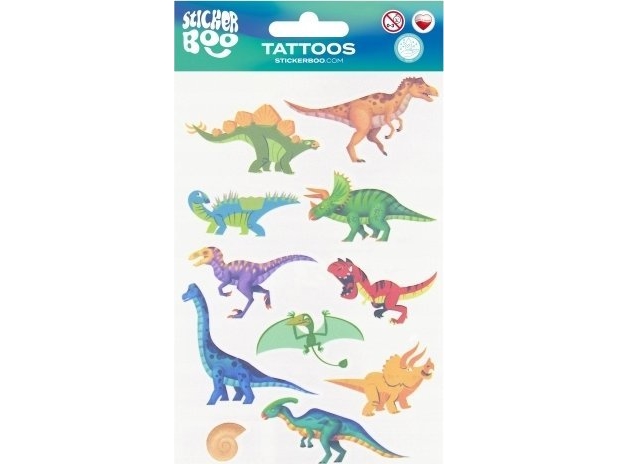 Gazelo Dinosaurier Tatueringar | Leksaker - Kreativitet - Ansiktsmålning | GameStuff