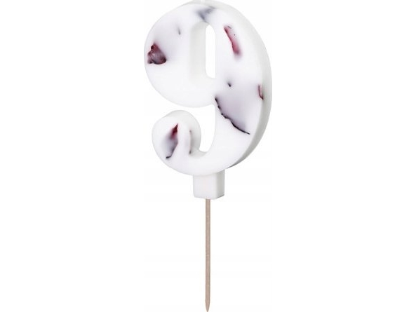 MFP-papper Ljus 9 vitt med kronblad 8cm | Skola & Hobby - Festdekorera - Tårtljus | GameStuff