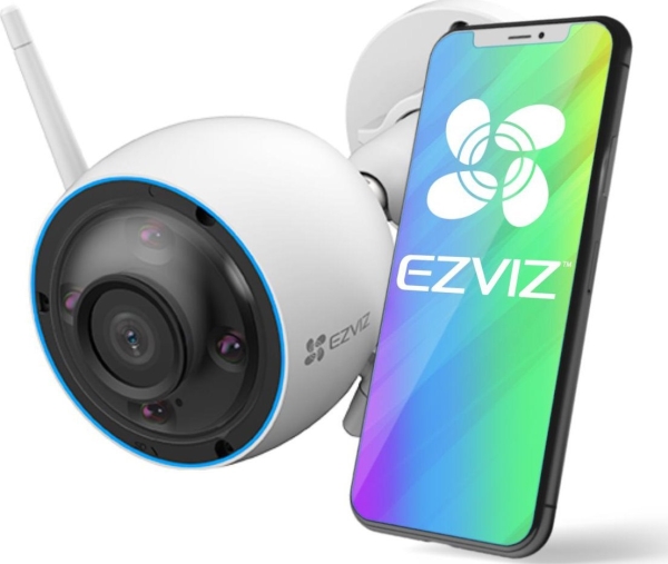 EZVIZ H3 3K, IP-säkerhetskamera, Utomhus, Kabel & Trådlös, CE / FCC / UKCA / UL / WEEE / RoHS / REACH, Innertak/vägg, Vit | Foto och video - Videokamera - HD Videokameror | GameStuff