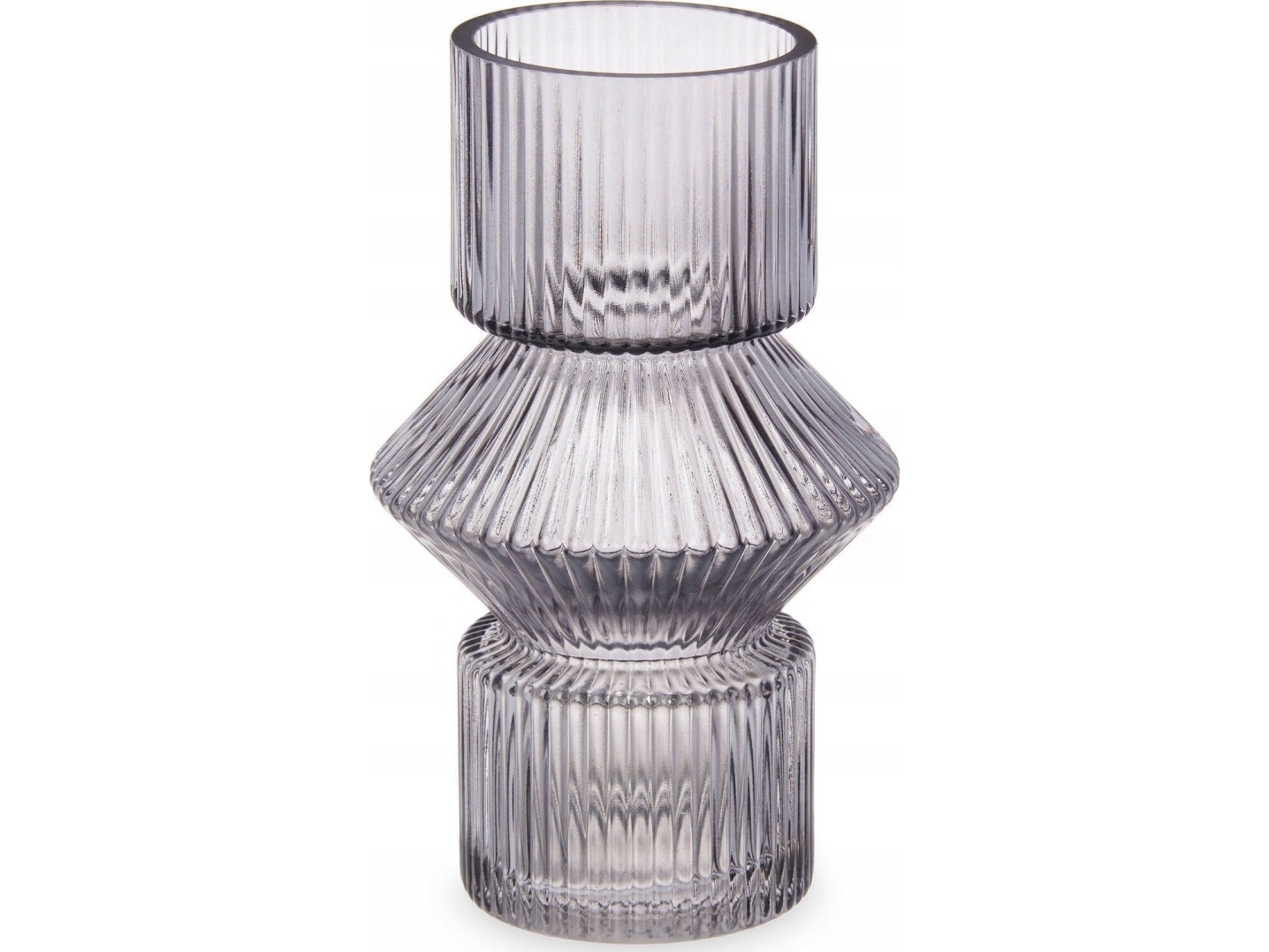 Gift Decor Rilleret Glasvase, 9,5 X 16,5 Cm