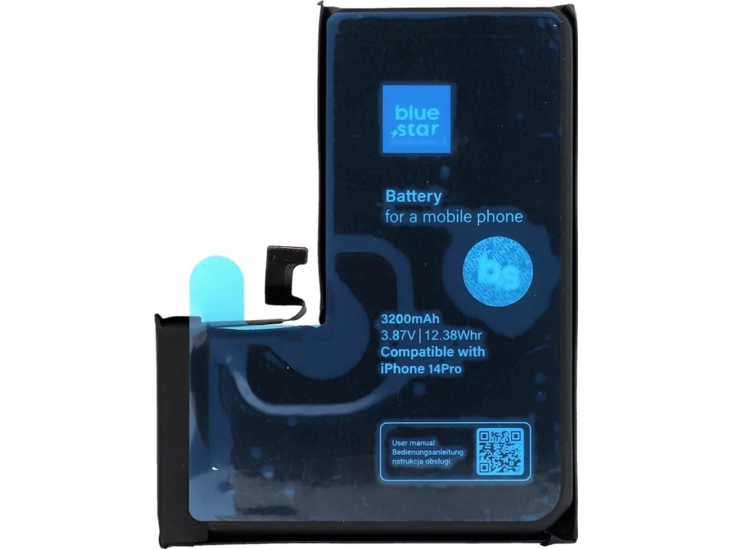 Blue Star Hq-Batteri Til Iphone 14 Pro 3200 Mah