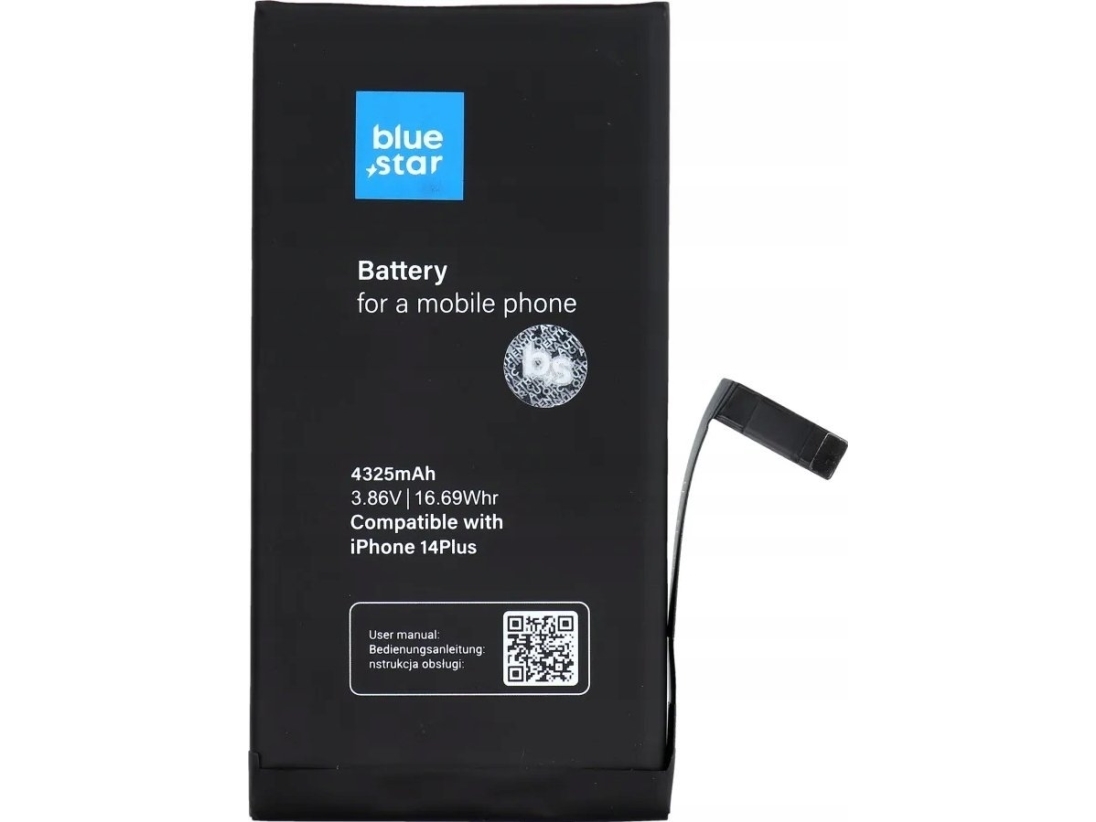 Bateria Blue Star Blue Star HQ Bateria do Iphone 14 PLUS 4325 mAh