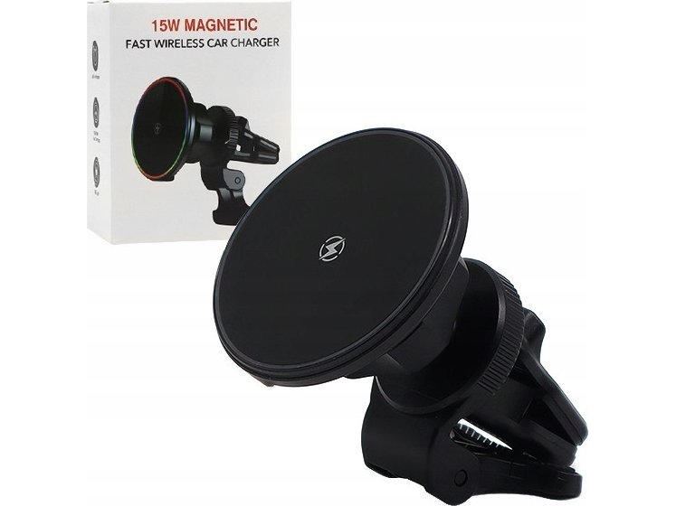 Vega Ecobox Magnetic Phone Holder 15W Wireless Car Charger&Gt (Magnetisk Telefonholder)