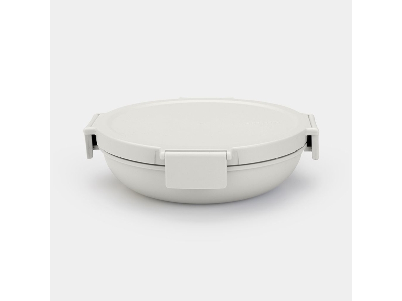 Brabantia Make & Take, Lunchlåda, Vuxen, Ljusgrå, Plast, Monokromatiskt, Rund | Köksutrustning - lunch - Matlådor | GameStuff
