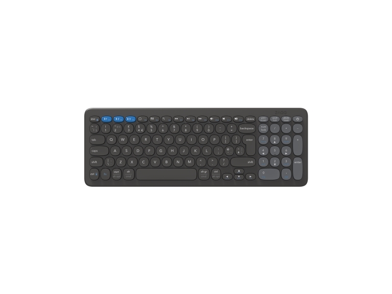 Zagg Pro Keyboard 15, Trådløs, Bluetooth, Qwerty, Sort
