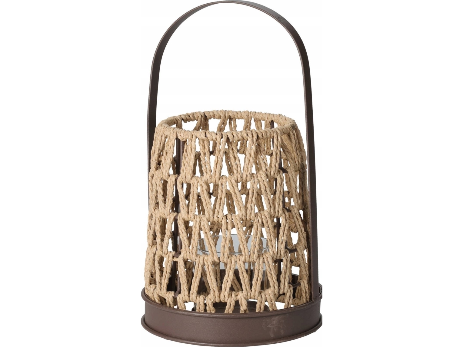 Home Styling Collection Pleciony lampion z uchwytem, 18 x 32 cm | N - A | GameStuff