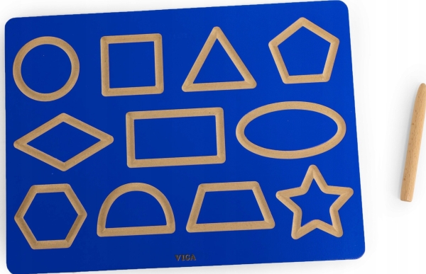 Viga Toys Graphomotor Board Shapes Learning to Write Lumarko!