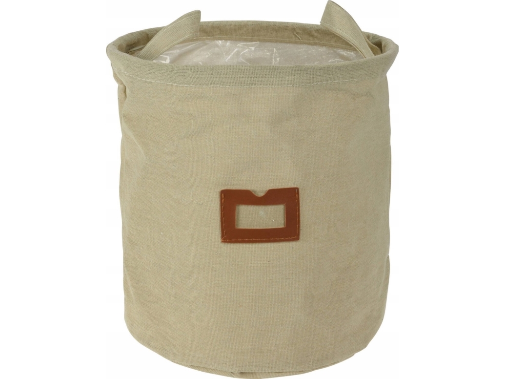 Home Styling Collection tygkorg med fönster och handtag, Ø 24 cm | N - A | GameStuff