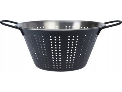 Home Styling Collection Durkslag av metall i rostfritt stål, bekväma handtag, Ø 22 cm | N - A | GameStuff