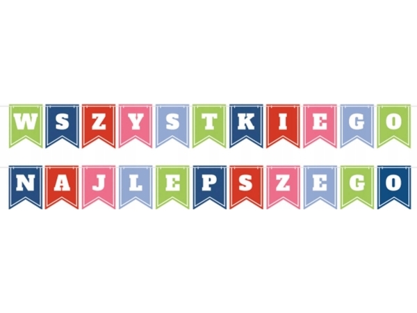 GoDan Girland Happy Birthday-flag 2x400cm