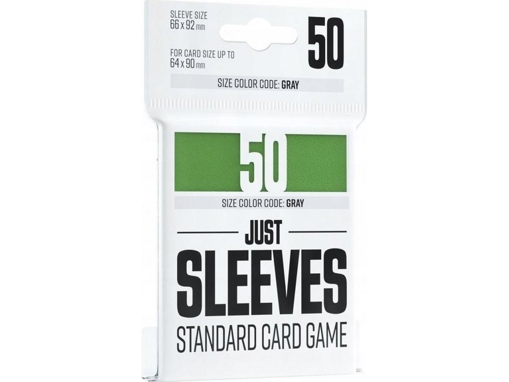 Gamegenic Just Sleeves - Standard kortærmer (66x91 mm) grøn, 50 stk
