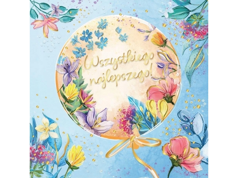 Carnet Kw Balloon In Flowers