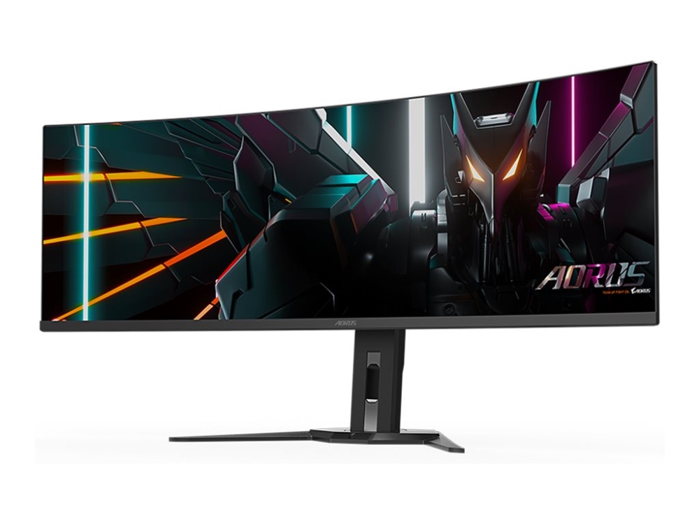Gigabyte Gebogener Gaming-Monitor Co49dq Oled - 5120X1440 (Dqhd), 1800R, 144Hz, 0,03Ms, Kvm, Freesync Premium Pro, Hdmi 2.1, 124,5 Cm (49"), 5120 X 1