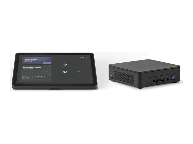 Logitech Base Microsoft Teams Rooms (No Av) With Tap + Asus Nuc - Microsoft Teams-Rumsystem (Logitech Tap, Mini-Pc, Logitech Pc Mount) - Med 90 Days