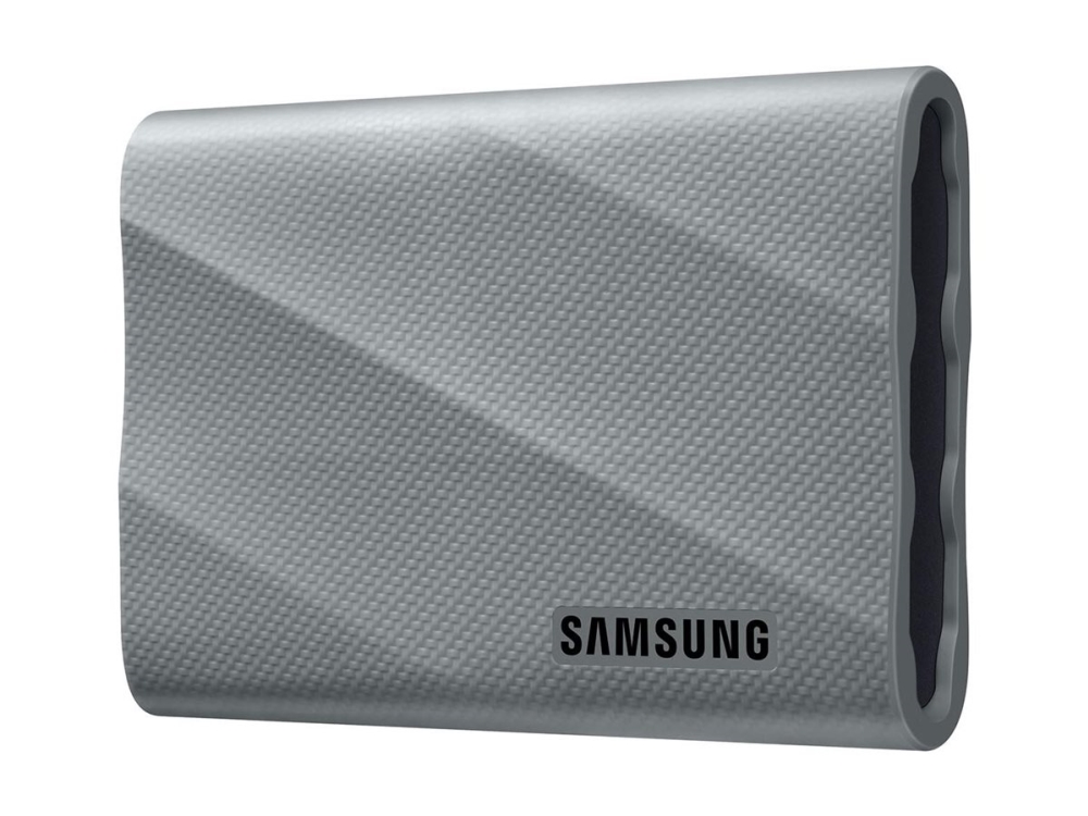 Samsung T9 Mu Pk2t0g Ssd Krypterat 2 Tb Extern Portabel Usb 3.2 Gen 2x2 Usb C Kontakt 256 Bitars Aes Grå