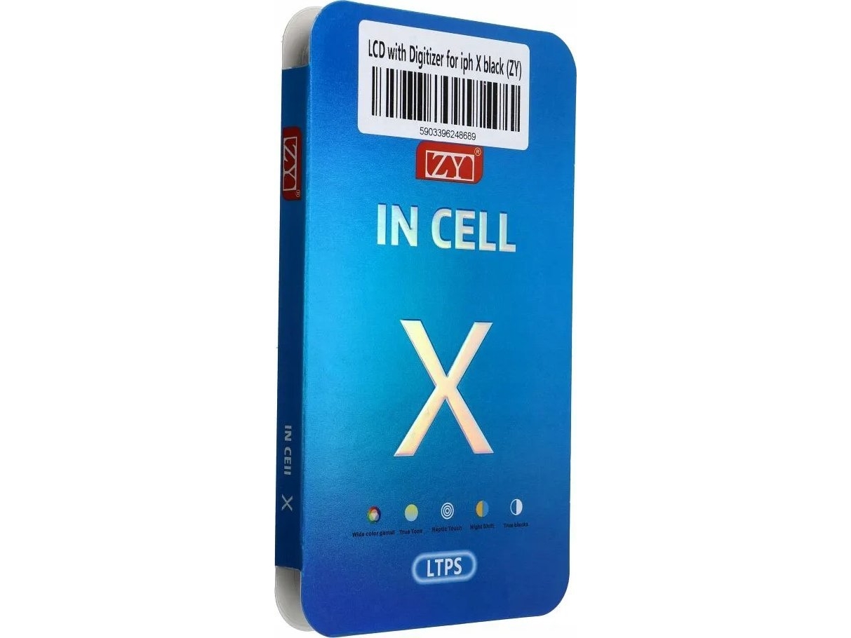 Partner Tele.com display till iPhone X med touch svart (ZY-LTPS) | Tele & GPS - Mobil reservdelar - Skärmar | GameStuff