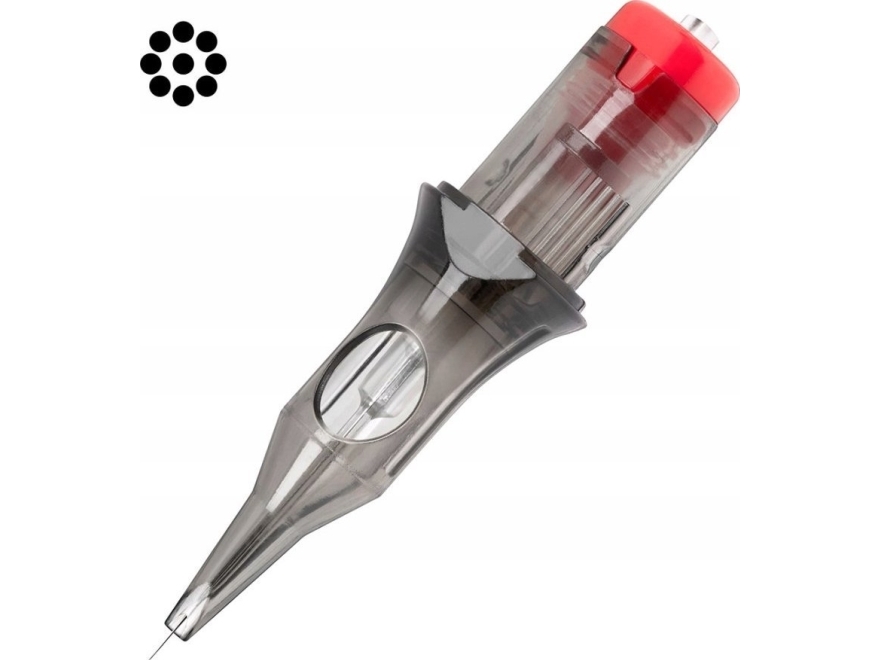 Activeshop Cartridge do tatuażu El Cartel V2 - 0.30 9RL Long Taper 10 szt.