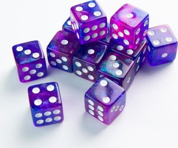 Gamegenic Galaxy Series - D6 tärningar (16 mm) - Nebula | Leksaker - Spel - Brädspel tillbehör | GameStuff