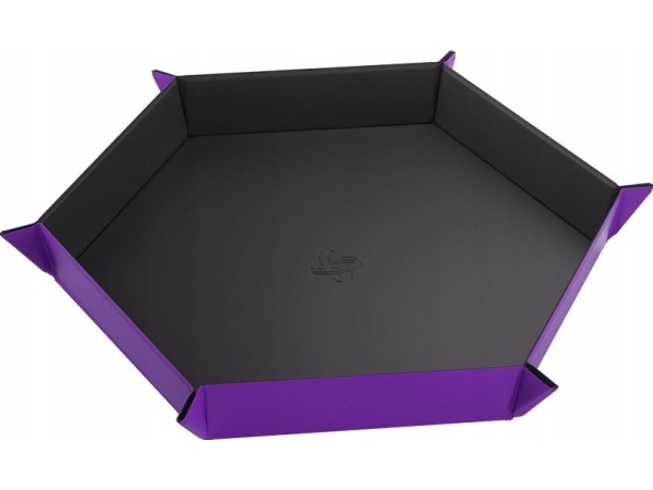 Gamegenic Gamegenic: Magnetic Dice Tray - Hexagonal - Black/Purple
