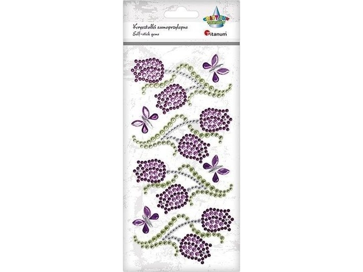 Titanum Självhäftande kristaller tulpaner 8st | Leksaker - Kreativitet - Mode och smycken | GameStuff