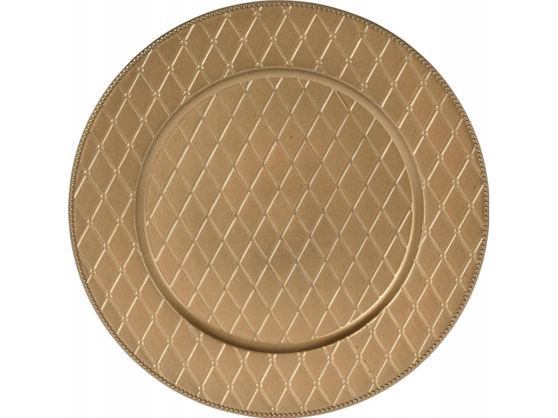 Home Styling Collection Juldekoration under tallrik, Ø 33 cm, guldmatt | Baby & barn - Dekoration - Dekorationer för hemmet | GameStuff