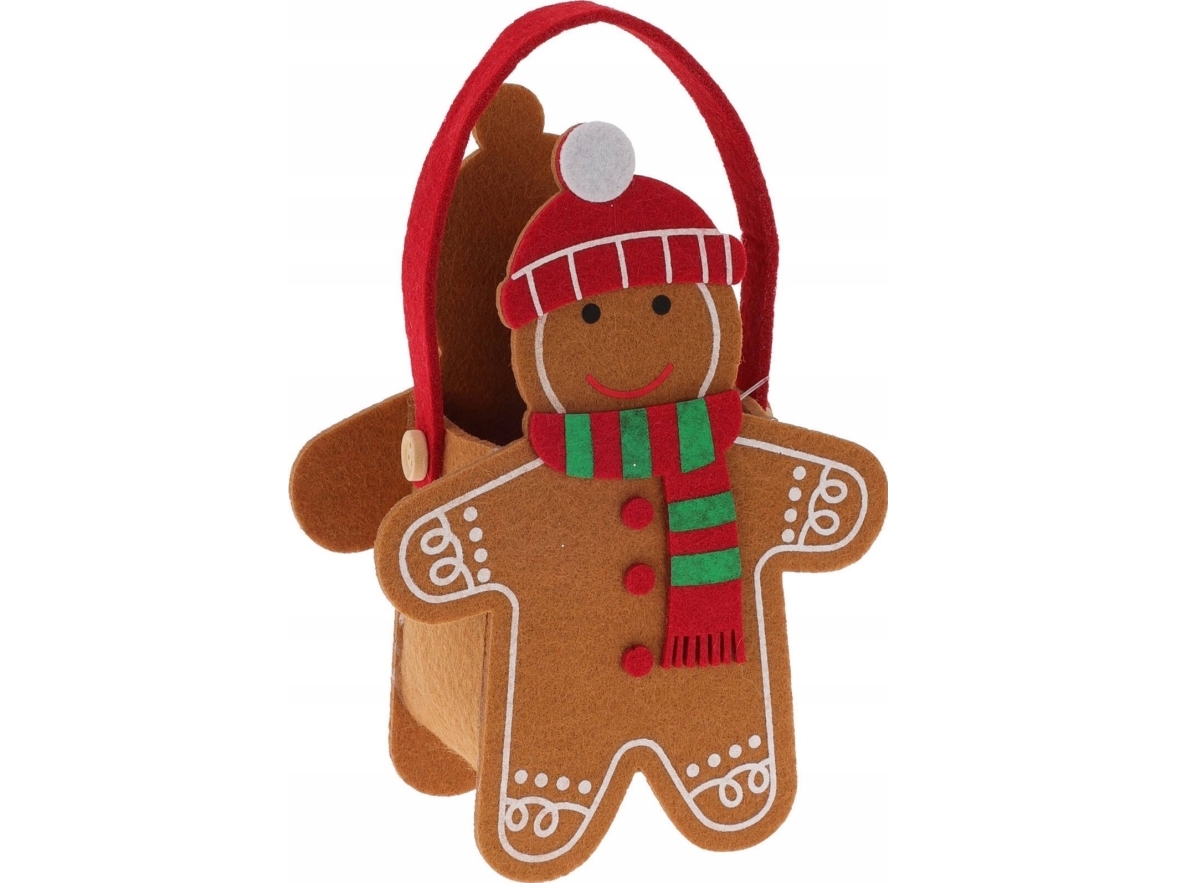 Home Styling Collection Juldekoration Filtpåse med julmotiv, 13 x 15,5 cm | Julen - Juldekorationer - Dekorationer för jul | GameStuff