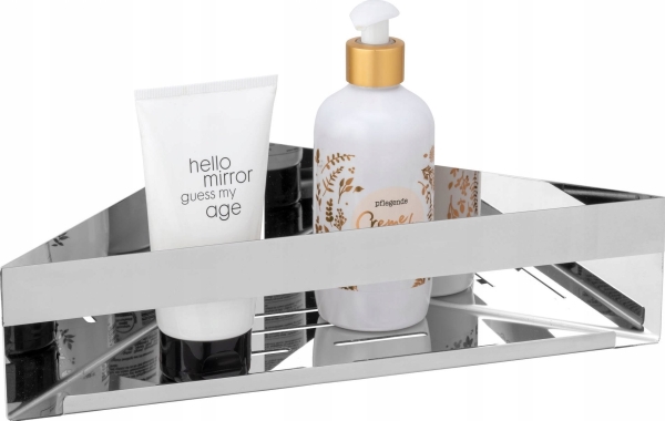 Wenko Hörnhylla för badrum GENOVA, borrfri montering Turbo-Loc, WENKO | N - A | GameStuff