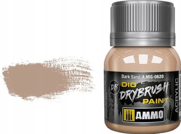 Vallejo Ammo: DIO Drybrush - Dark Sand | Skola & Hobby - Konstmaterial - Specialprodukter | GameStuff
