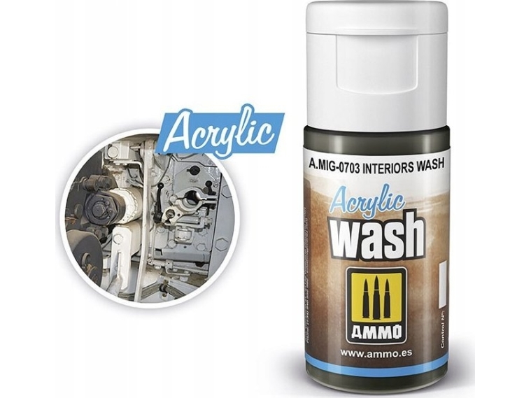 Vallejo Ammo: Acrylic Wash - Interiors Wash