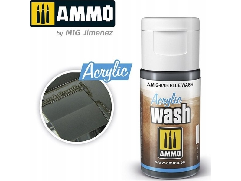 Vallejo Ammo: Acrylic Wash - Blue Wash