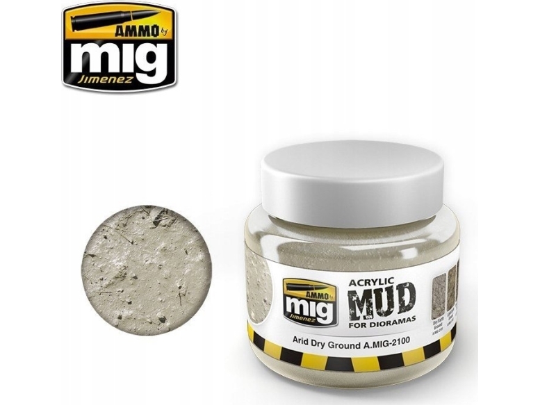 Vallejo Ammo: Acrylic Mud for Dioramas - Arid Dry Ground (250 ml)