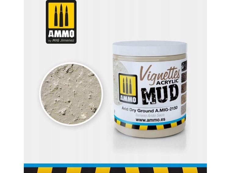 Vallejo Ammo: Acrylic Mud - Vignettes - Arid Dry Ground (100 ml)