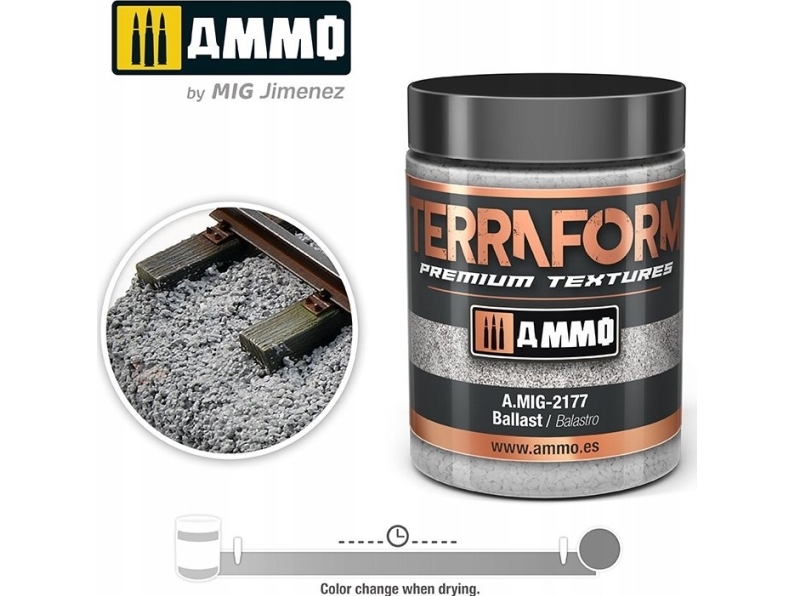 Vallejo Ammo Terraform Premium Textures - Ballast