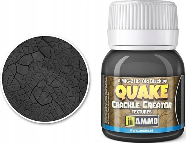 Vallejo Ammo: Quake Crackle Creator Textures - Old Blacktop (40 ml) | Hobby - Färg vattenbaserad - Vatten och sten | GameStuff
