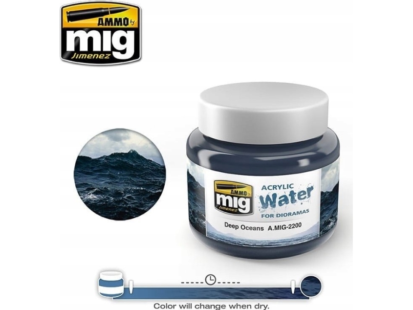 Vallejo Ammo: Akryylivesi - Syvät valtameret (250 ml)